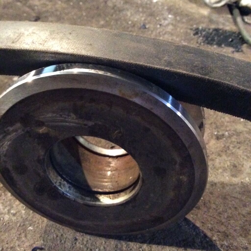 ニンジンハーベスタープーリ研摩